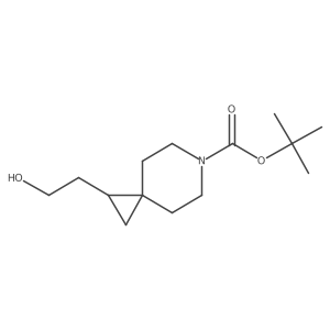 Tert-butyl 1-(2-hydroxyethyl)-6-azaspiro[2.5]octane-6-carboxylate Structure