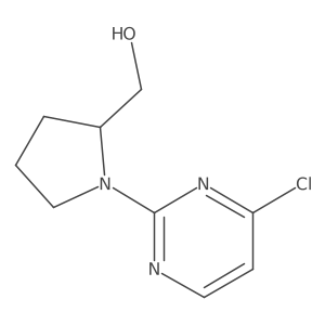 (1-(4-Chloropyrimidin-2-yl)pyrrolidin-2-yl)methanol Structure