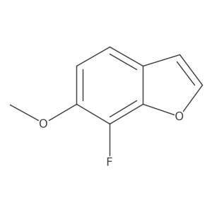 7-Fluoro-6-methoxybenzofuran Structure