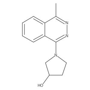 1-(4-Methylphthalazin-1-yl)pyrrolidin-3-ol结构式