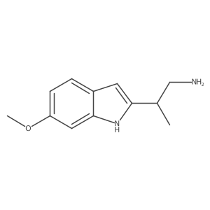 2-(6-methoxy-1H-indol-2-yl)propan-1-amine Structure