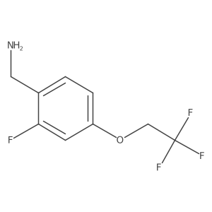 2-Fluoro-4-(2,2,2-trifluoroethoxy)benzylamine Structure
