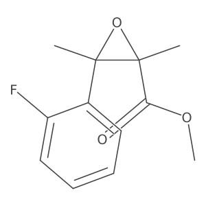 Methyl 3-(2-fluorophenyl)-2,3-dimethyloxirane-2-carboxylate Structure