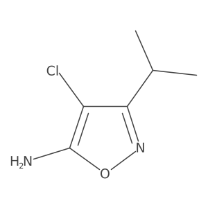 4-Chloro-3-(propan-2-yl)-1,2-oxazol-5-amine Structure