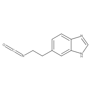 5-(2-Isocyanatoethyl)-1h-1,3-benzodiazole结构式