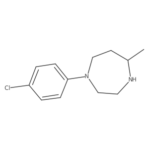 1-(4-Chlorophenyl)-5-methyl-1,4-diazepane Structure