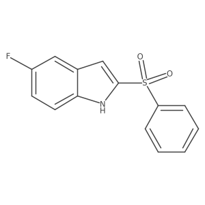 5-Fluoro-2-(phenylsulfonyl)-1H-indole Structure