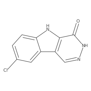 8-chloro-3,5-dihydro-4H-pyridazino[4,5-b]indol-4-one Structure