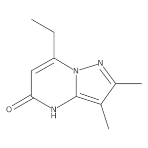 7-Ethyl-2,3-dimethylpyrazolo[1,5-a]pyrimidin-5-ol Structure