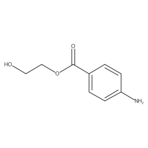 (2-Hydroxyethyl) 4-aminobenzoate Structure