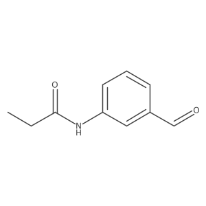 N-(3-formylphenyl)propanamide结构式