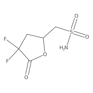 (4,4-Difluoro-5-oxooxolan-2-yl)methanesulfonamide Structure