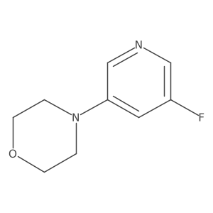 4-(5-Fluoropyridin-3-yl)morpholine Structure