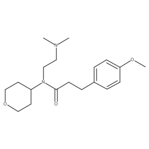 N-(2-(dimethylamino)ethyl)-3-(4-methoxyphenyl)-N-(tetrahydro-2H-pyran-4-yl)propanamide Structure