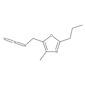 5-(Azidomethyl)-4-methyl-2-propyl-1,3-oxazole Structure