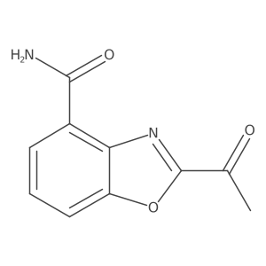 2-Acetylbenzo[d]oxazole-4-carboxamide Structure