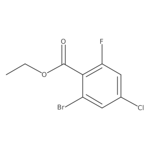 Ethyl 2-bromo-4-chloro-6-fluorobenzoate Structure