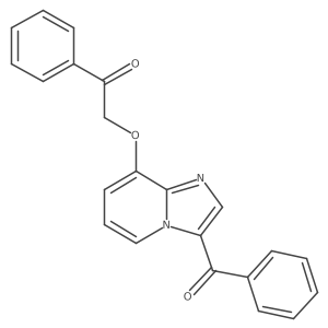 2-((3-Benzoylimidazo[1,2-a]pyridin-8-yl)oxy)-1-phenylethanone Structure