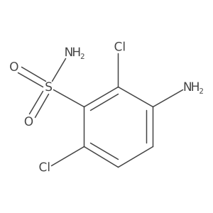 3-Amino-2,6-dichlorobenzene-1-sulfonamide Structure