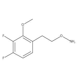 O-[2-(3,4-difluoro-2-methoxyphenyl)ethyl]hydroxylamine Structure