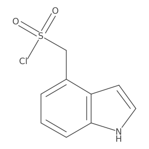 (1H-indol-4-yl)methanesulfonyl chloride结构式