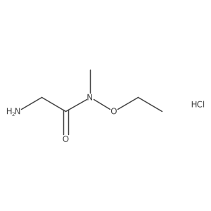 2-amino-N-ethoxy-N-methylacetamide hydrochloride结构式
