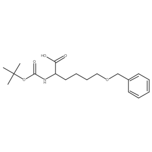 6-(Benzyloxy)-2-{[(tert-butoxy)carbonyl]amino}hexanoic acid结构式