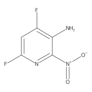 4,6-Difluoro-2-nitropyridin-3-amine Structure