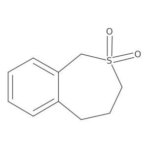 1,3,4,5-Tetrahydro-2-benzothiepine 2,2-dioxide结构式