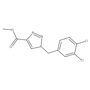 methyl 1-[(3,4-dichlorophenyl)methyl]-1H-1,2,3-triazole-4-carboxylate Structure
