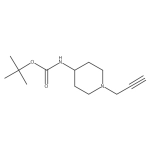 tert-butyl N-[1-(prop-2-yn-1-yl)piperidin-4-yl]carbamate Structure