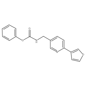 Phenyl ((6-(furan-3-yl)pyridin-3-yl)methyl)carbamate Structure