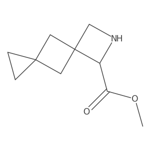 Methyl 7-azadispiro[2.1.3^{5}.1^{3}]nonane-6-carboxylate Structure