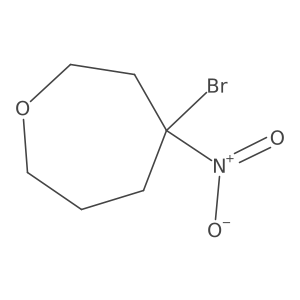 4-Bromo-4-nitrooxepane Structure