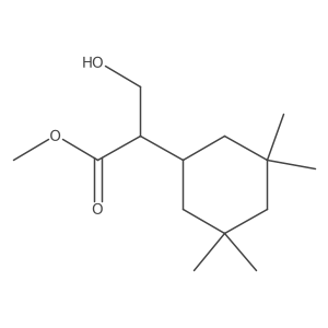 Methyl 3-hydroxy-2-(3,3,5,5-tetramethylcyclohexyl)propanoate Structure