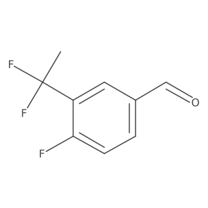 3-(1,1-Difluoroethyl)-4-fluorobenzaldehyde结构式