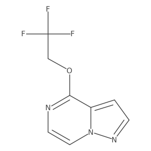 4-(2,2,2-Trifluoroethoxy)pyrazolo[1,5-a]pyrazine结构式