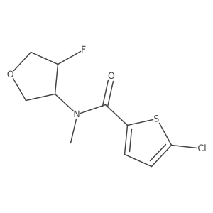 5-chloro-N-(4-fluorooxolan-3-yl)-N-methylthiophene-2-carboxamide Structure