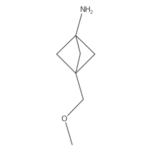 3-(Methoxymethyl)bicyclo[1.1.1]pentan-1-amine Structure