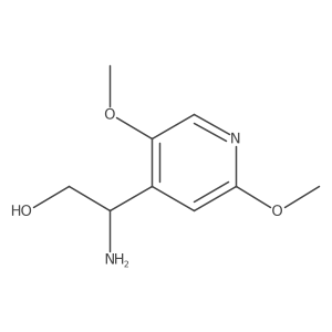 (2S)-2-amino-2-(2,5-dimethoxypyridin-4-yl)ethan-1-ol Structure