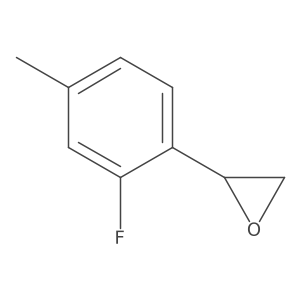 (2R)-2-(2-fluoro-4-methylphenyl)oxirane结构式