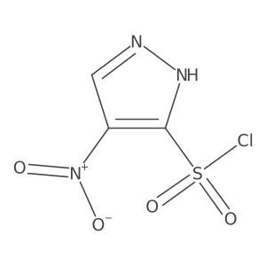 4-nitro-1H-pyrazole-3-sulfonyl chloride Structure