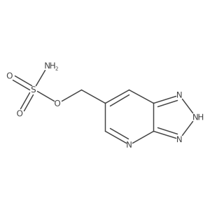{3H-[1,2,3]triazolo[4,5-b]pyridin-6-yl}methyl sulfamate结构式