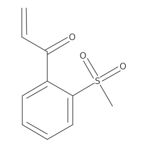 1-(2-Methanesulfonylphenyl)prop-2-en-1-one Structure