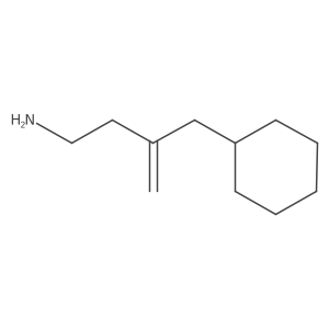 3-(Cyclohexylmethyl)but-3-en-1-amine结构式