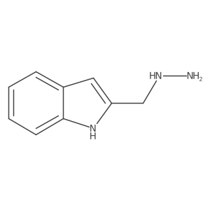 2-Indolylmethylhydrazine Structure
