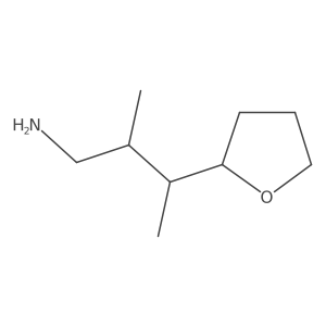 2-Methyl-3-(oxolan-2-yl)butan-1-amine结构式