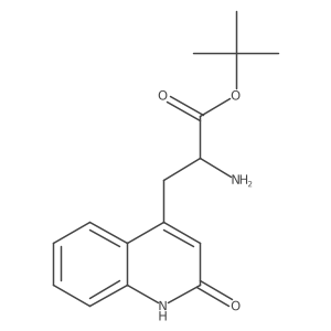 Tert-butyl 2-amino-3-(2-oxo-1,2-dihydroquinolin-4-yl)propanoate Structure