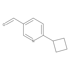 6-Cyclobutylpyridine-3-carbaldehyde Structure