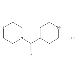 Piperidin-4-yl(thiomorpholin-4-yl)methanone;hydrochloride Structure